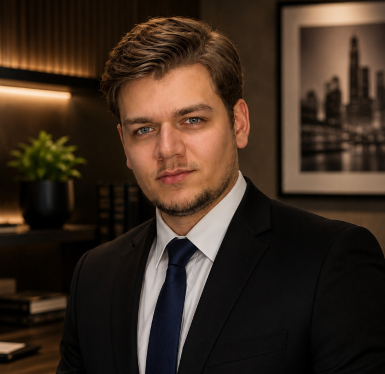 Hugo, integrante do setor administrativo da Luder